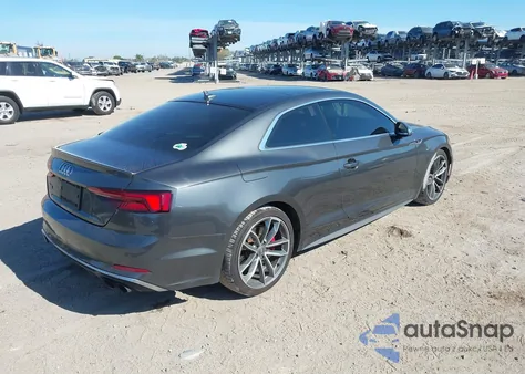2018 Audi S5 3.0T Premium Plus z USA, uszkodzony, nr VIN WAUP4AF55JA062708